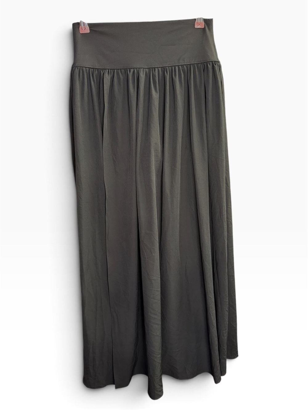 Halara High-Waisted Flowy Maxi Skort with Built-In Shorts – Medium Regular Black